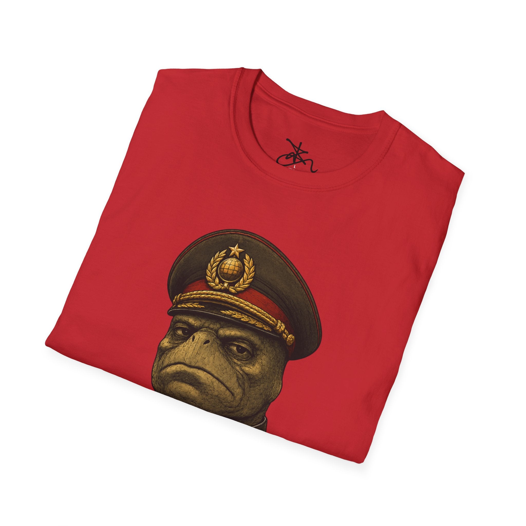 Zima Dictator Turtle T-Shirt — Dictator Turtle Illustrated Novelty Tee