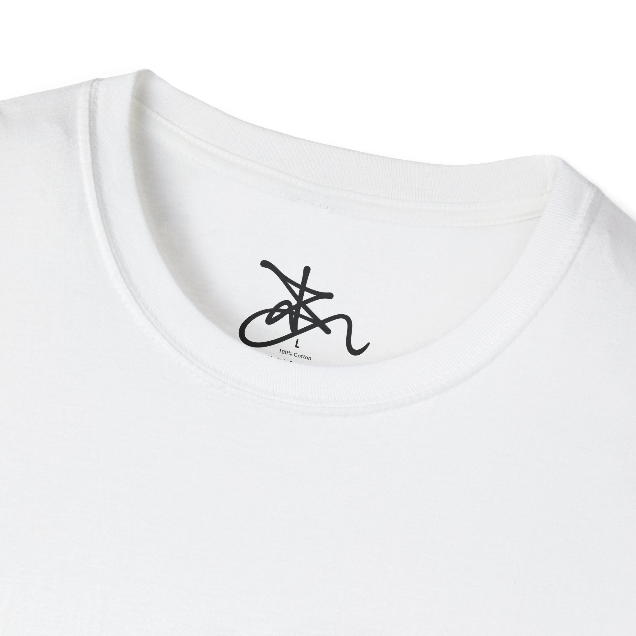 Zima Chest Pink Suit Tee — Minimal Pink Suit T-Shirt