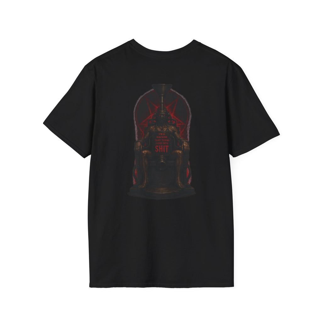 Zima I am a Machine T-Shirt — Small Zima Chest Logo, I am a Machine Back