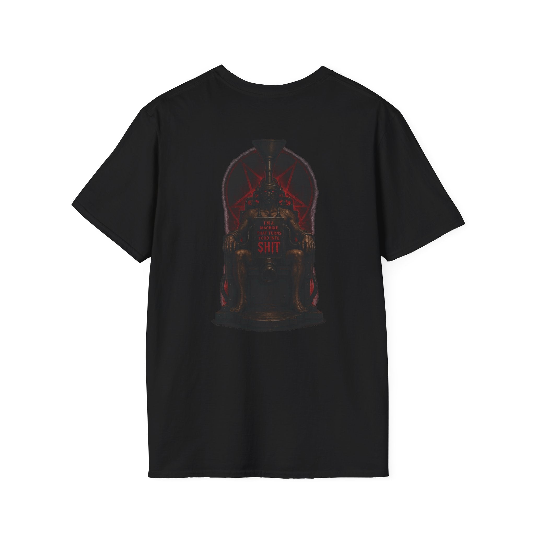 Zima I am a Machine T-Shirt — Small Zima Chest Logo, I am a Machine Back