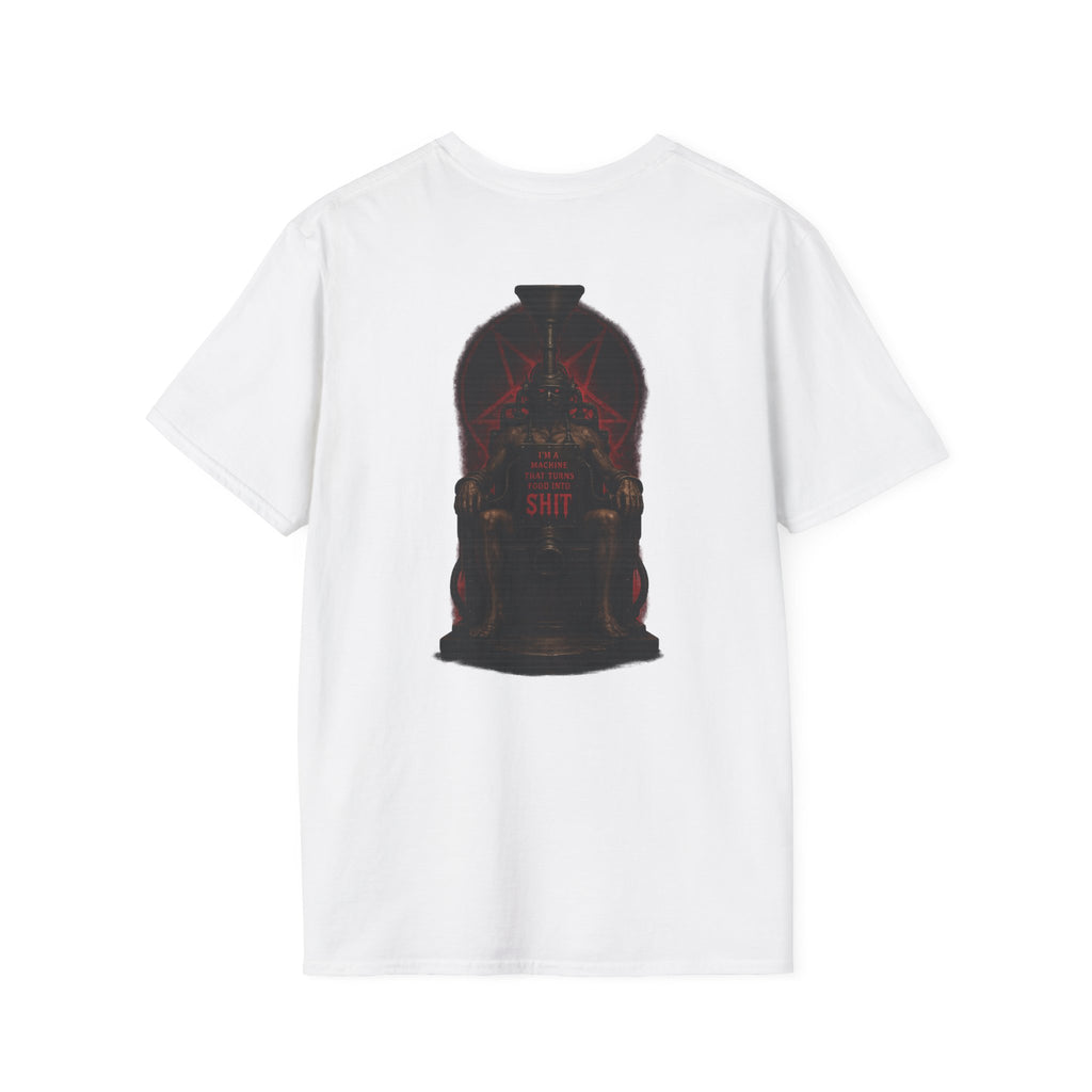 Zima I am a Machine T-Shirt — Small Zima Chest Logo, I am a Machine Back