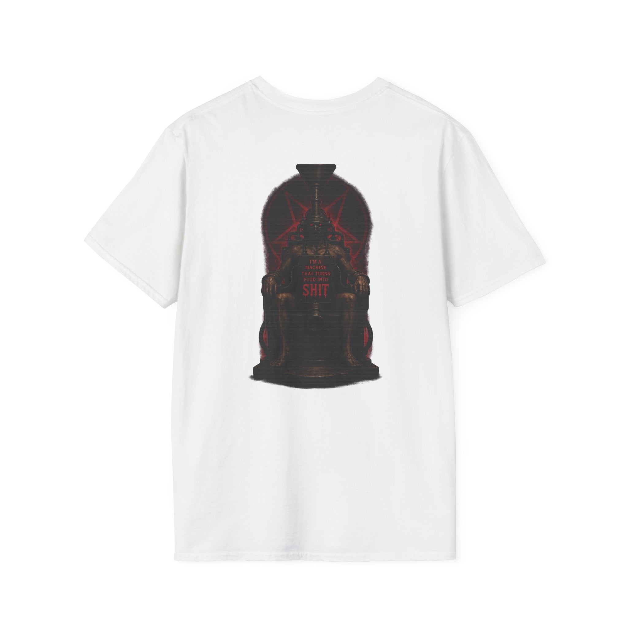 Zima I am a Machine T-Shirt — Small Zima Chest Logo, I am a Machine Back